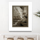 Sailing in Sepia A by GI ArtLab on GIANT ART - brown nautical