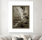 Sailing in Sepia A by GI ArtLab on GIANT ART - brown nautical