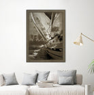 Sailing in Sepia A by GI ArtLab on GIANT ART - brown nautical