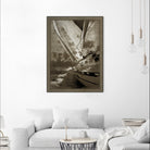 Sailing in Sepia A by GI ArtLab on GIANT ART - brown nautical