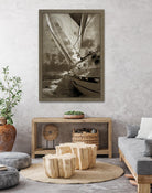 Sailing in Sepia A by GI ArtLab on GIANT ART - brown nautical