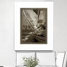 Sailing in Sepia A by GI ArtLab on GIANT ART - brown nautical
