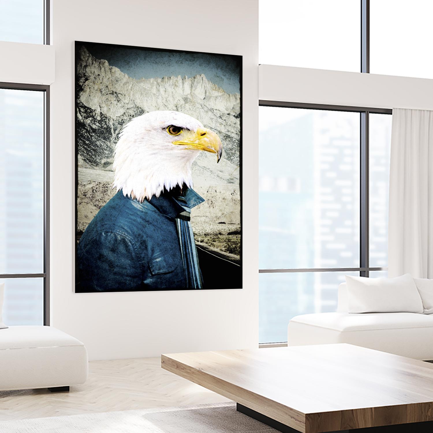 Free Spirit by GI ArtLab on GIANT ART - white contemporary