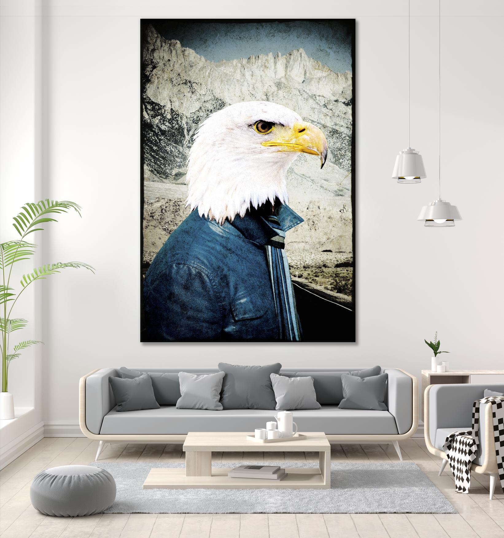 Free Spirit by GI ArtLab on GIANT ART - white contemporary