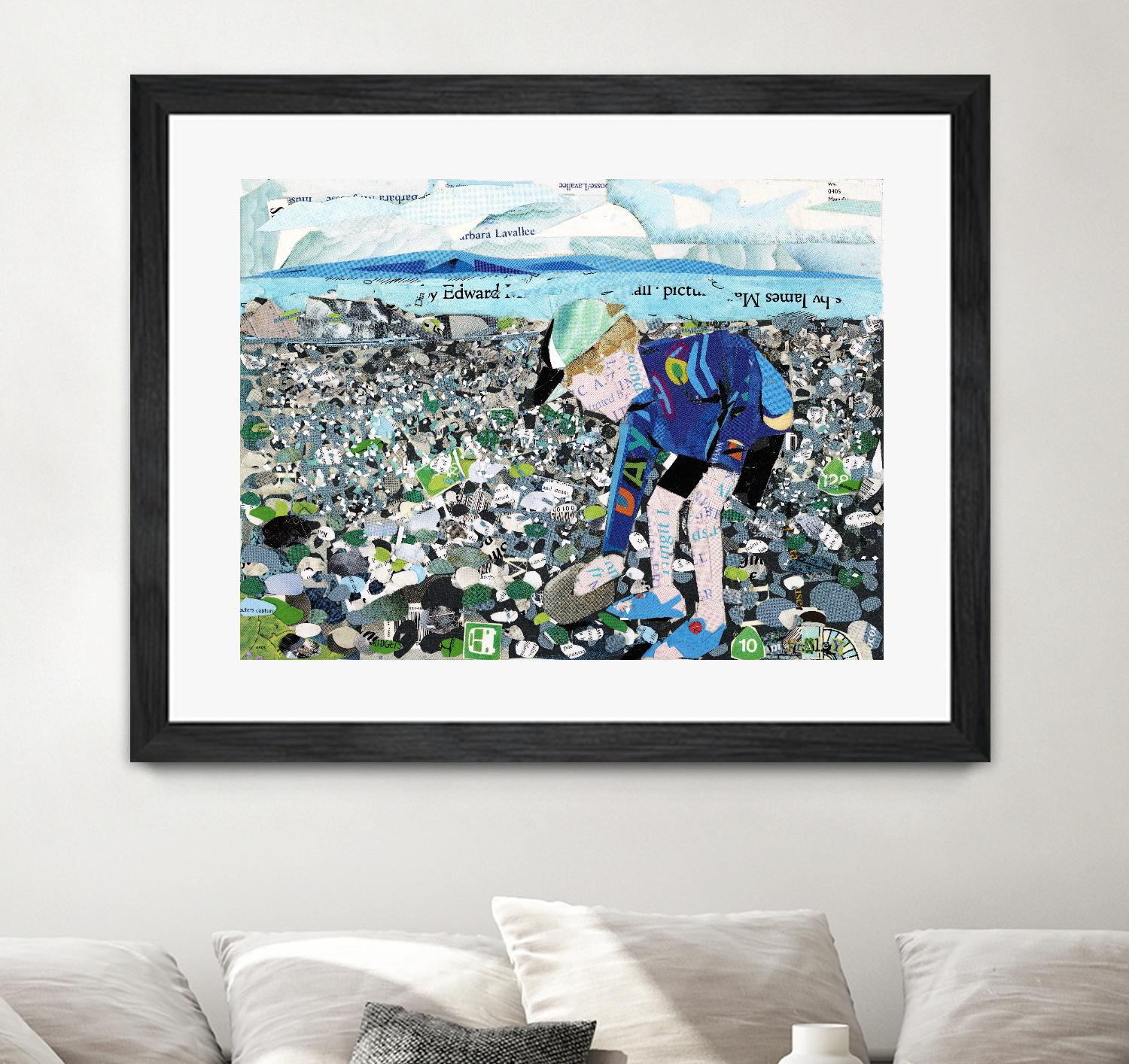 Calm #4, Camano Beach by Mark Fraley on GIANT ART - blue contemporary