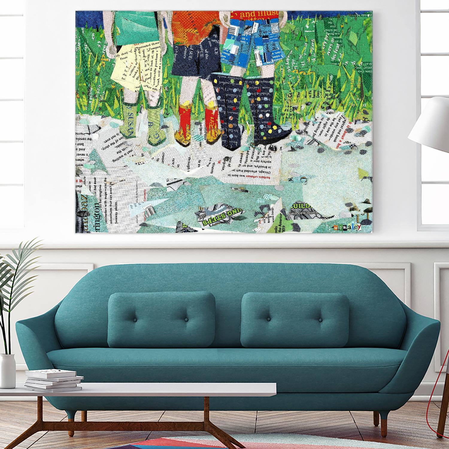 Calm #5, Yacolt WA by Mark Fraley on GIANT ART - green contemporary