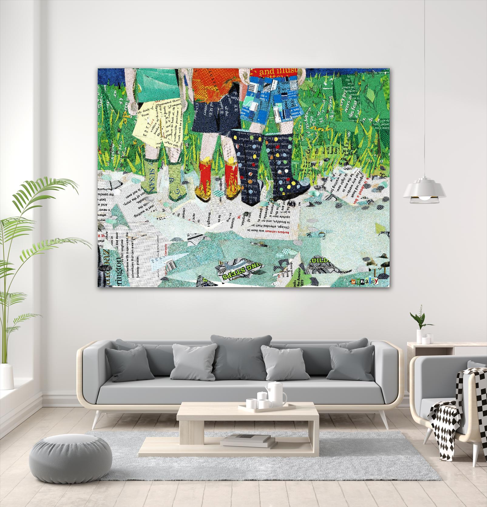 Calm #5, Yacolt WA by Mark Fraley on GIANT ART - green contemporary