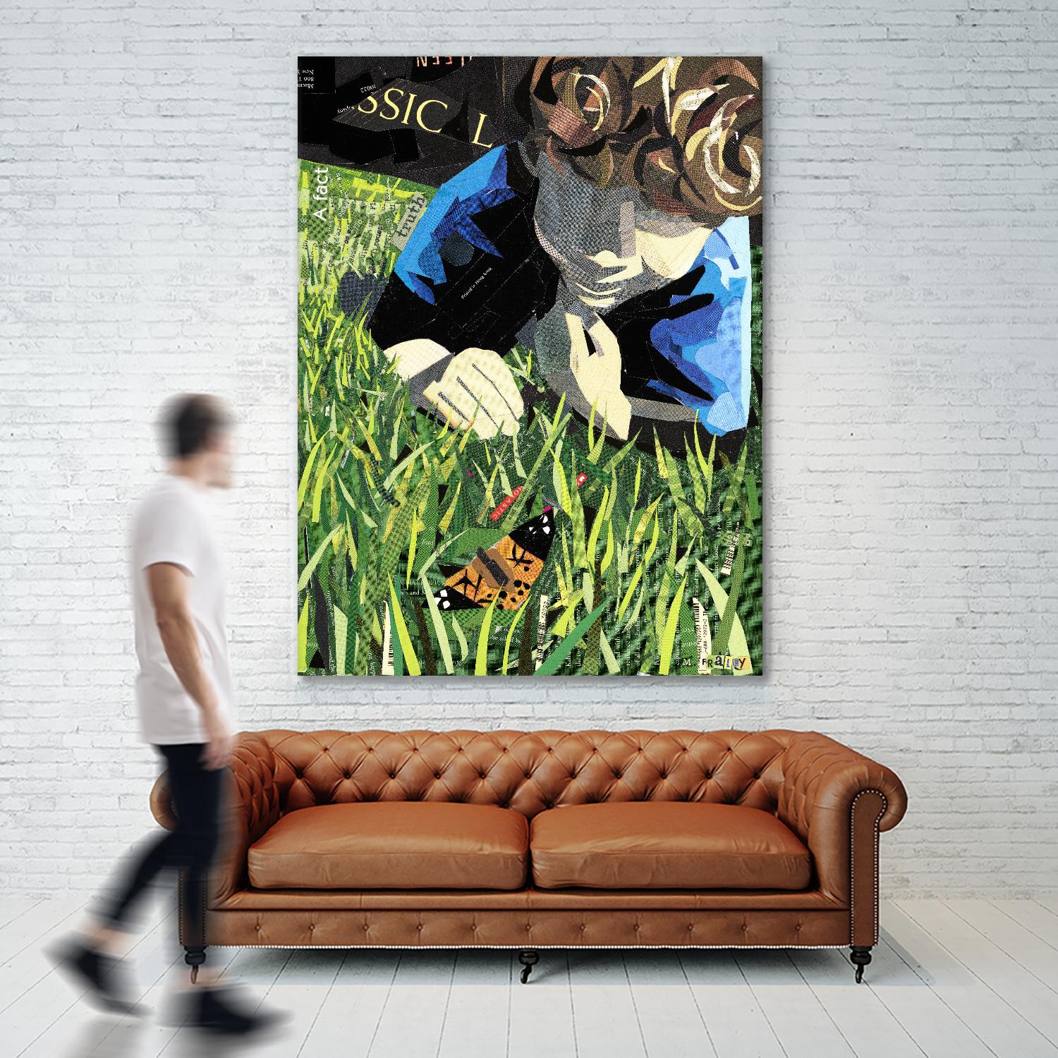 Calm #8, Front Yard Discovery by Mark Fraley on GIANT ART - green contemporary