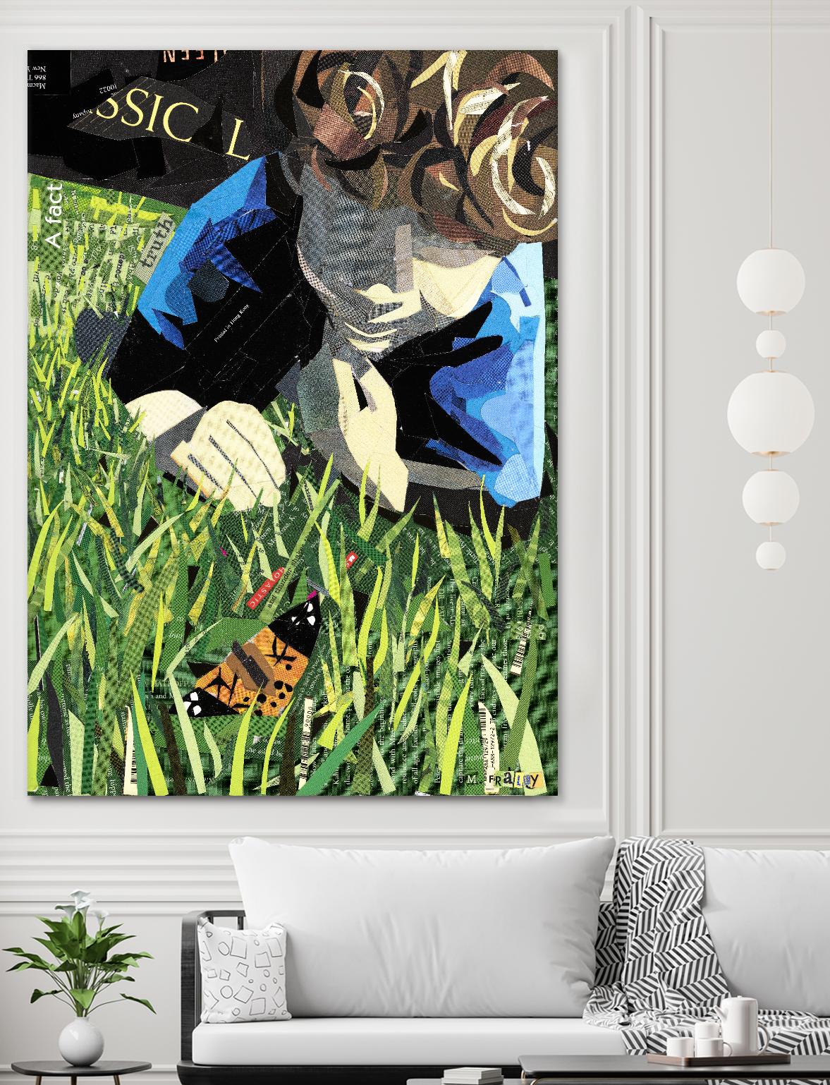 Calm #8, Front Yard Discovery by Mark Fraley on GIANT ART - green contemporary