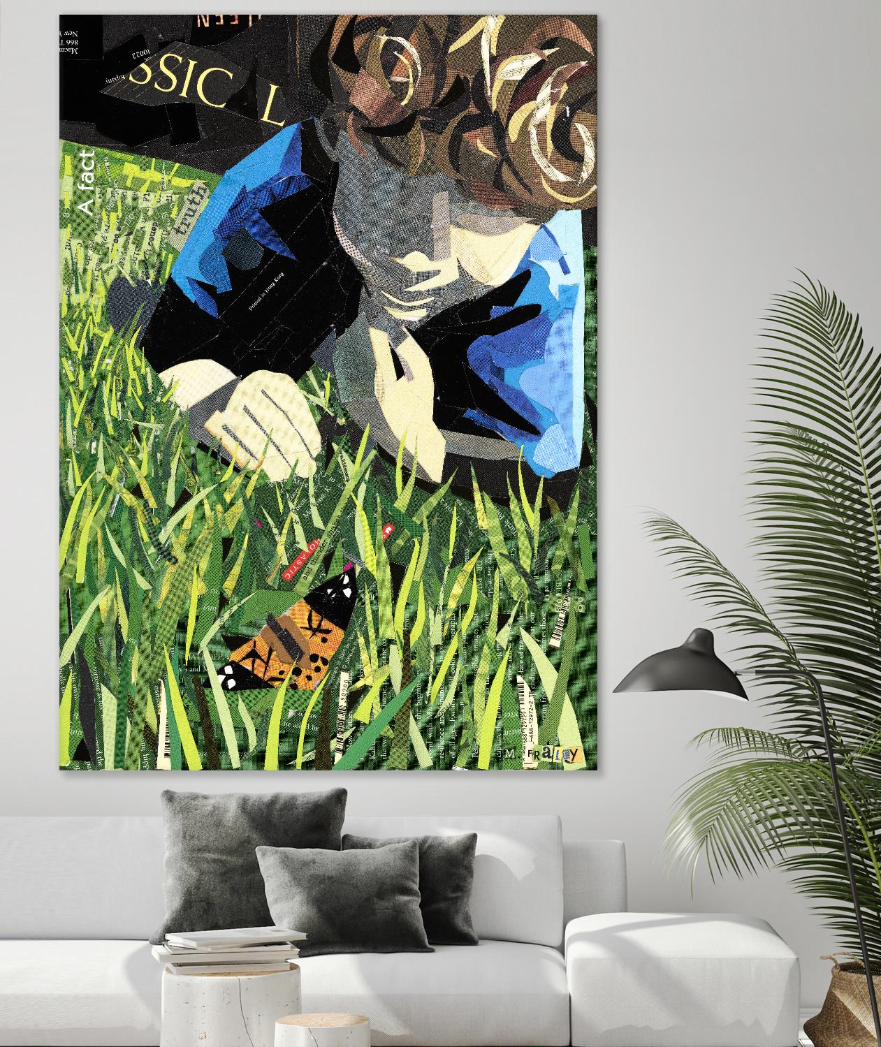 Calm #8, Front Yard Discovery by Mark Fraley on GIANT ART - green contemporary