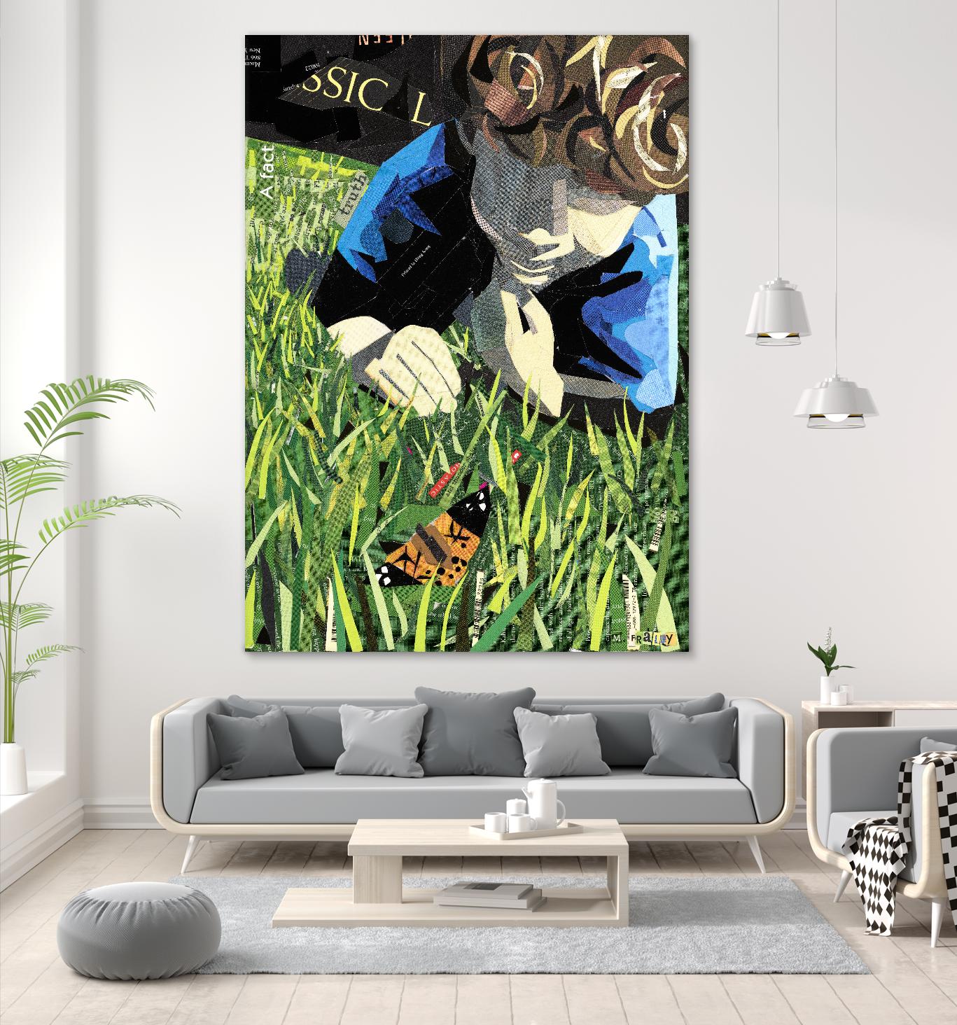 Calm #8, Front Yard Discovery by Mark Fraley on GIANT ART - green contemporary