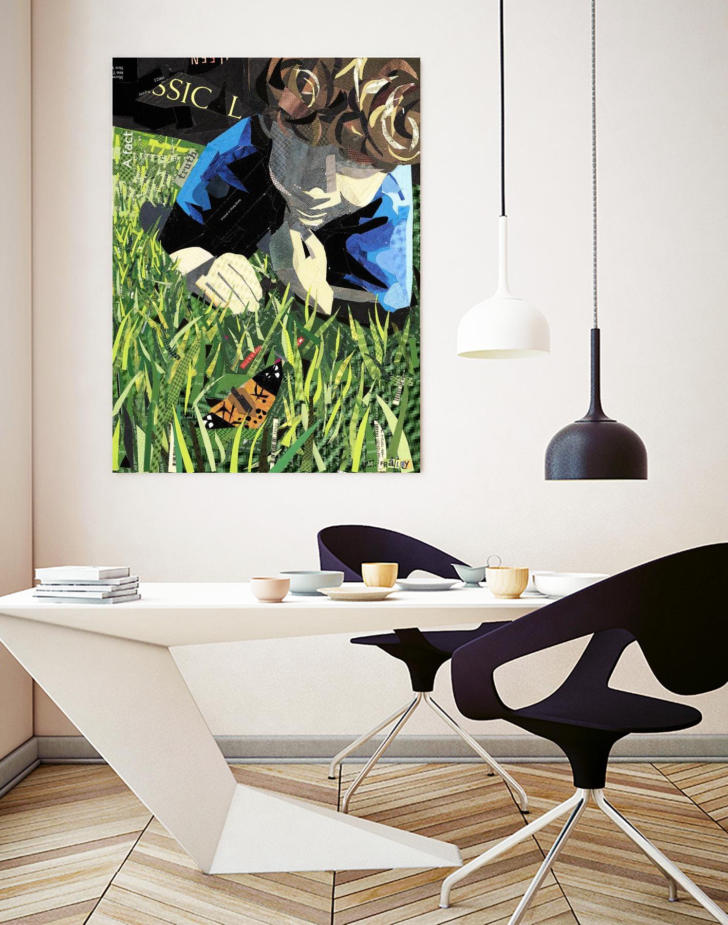 Calm #8, Front Yard Discovery by Mark Fraley on GIANT ART - green contemporary