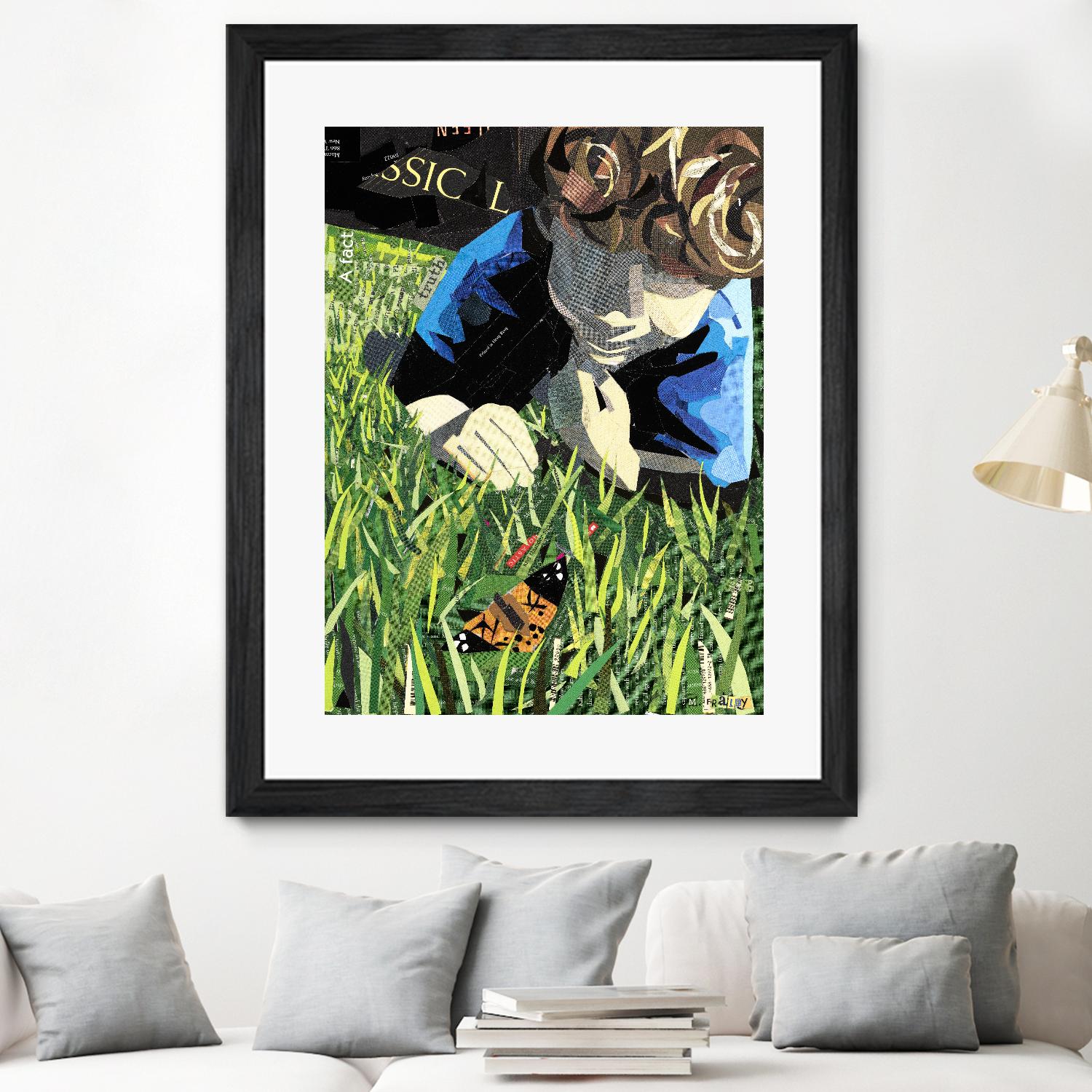 Calm #8, Front Yard Discovery by Mark Fraley on GIANT ART - green contemporary