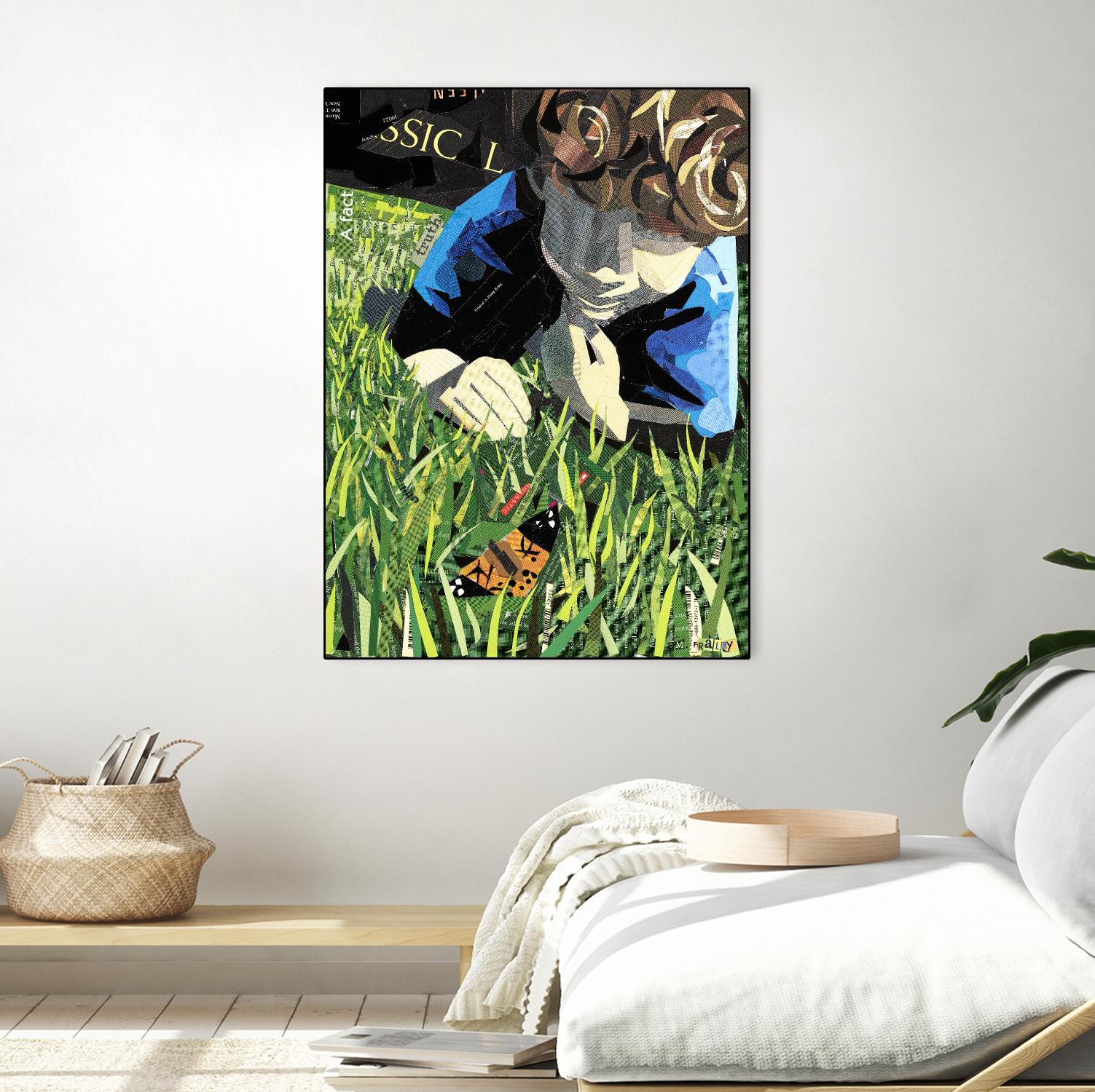 Calm #8, Front Yard Discovery by Mark Fraley on GIANT ART - green contemporary