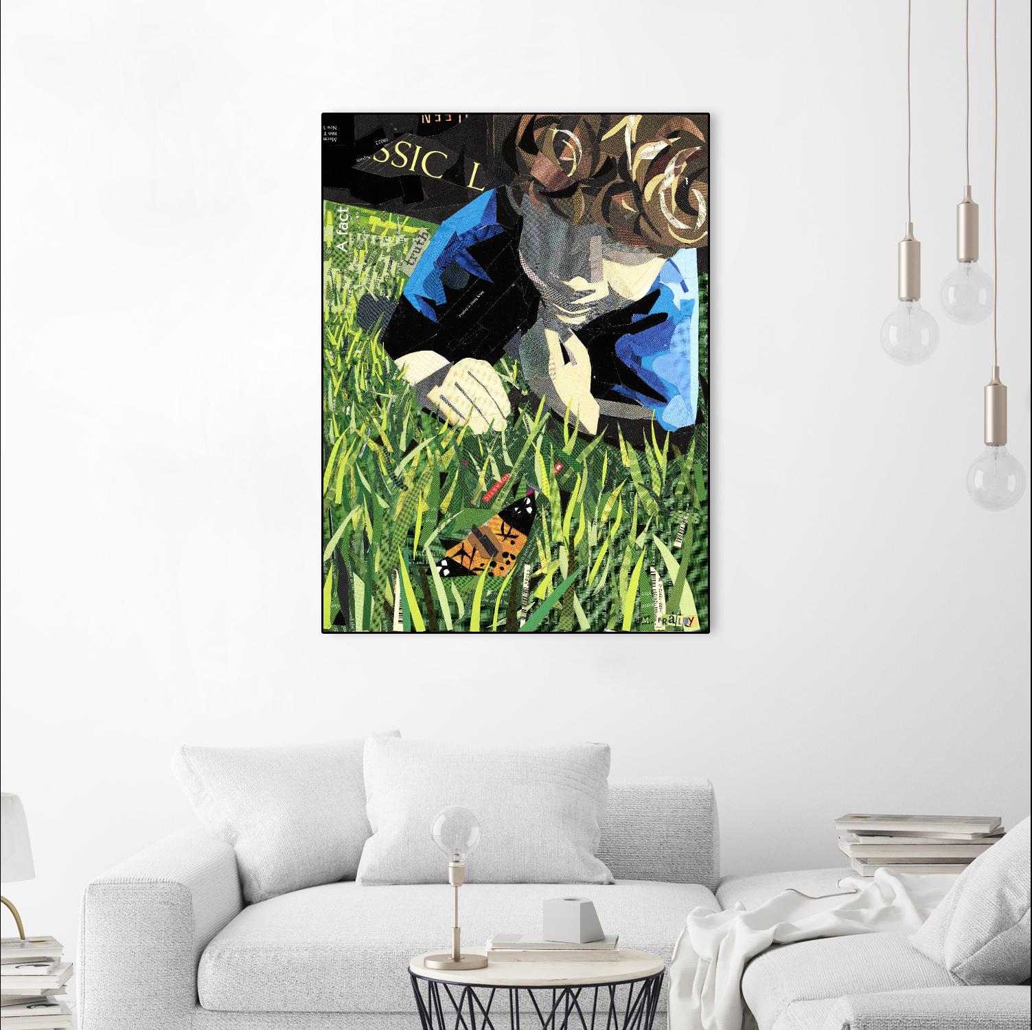 Calm #8, Front Yard Discovery by Mark Fraley on GIANT ART - green contemporary