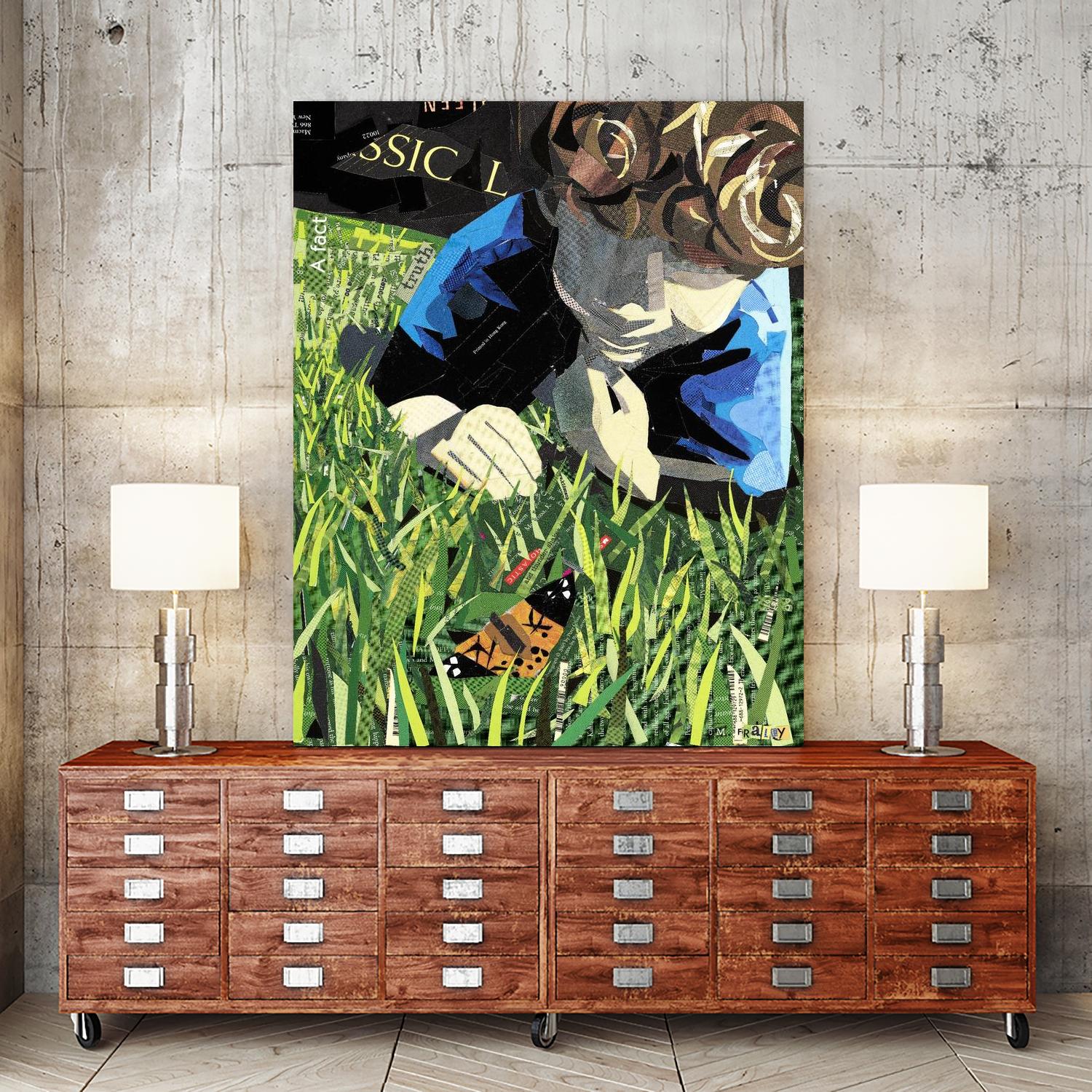 Calm #8, Front Yard Discovery by Mark Fraley on GIANT ART - green contemporary