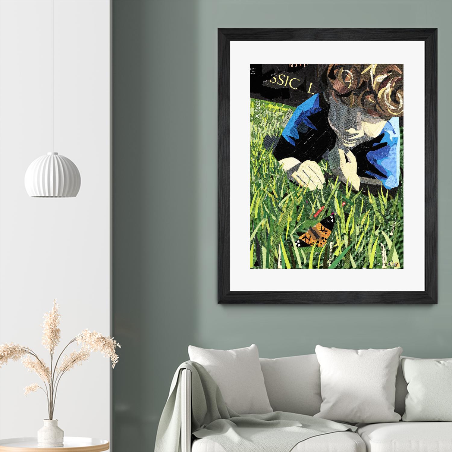 Calm #8, Front Yard Discovery by Mark Fraley on GIANT ART - green contemporary