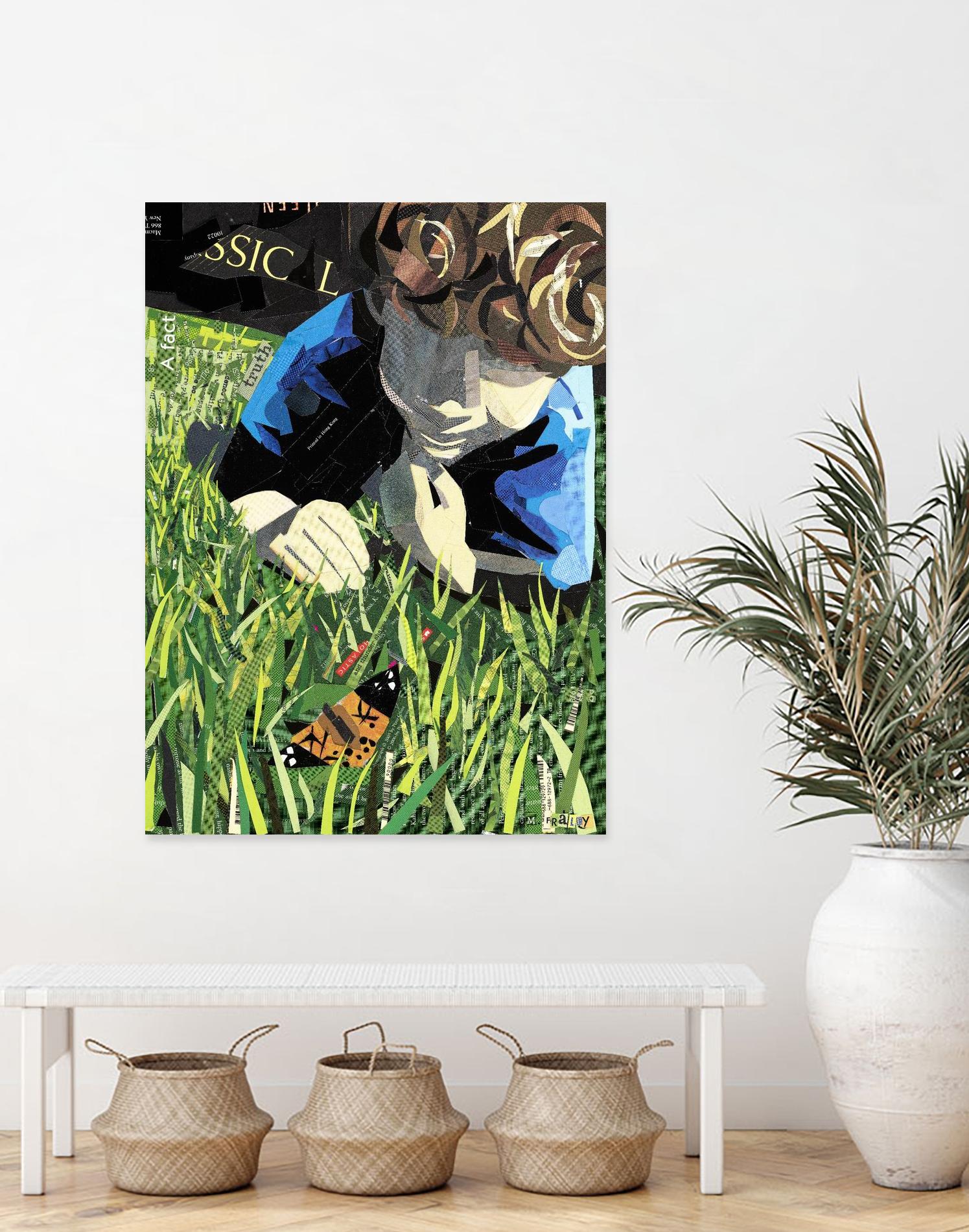 Calm #8, Front Yard Discovery by Mark Fraley on GIANT ART - green contemporary