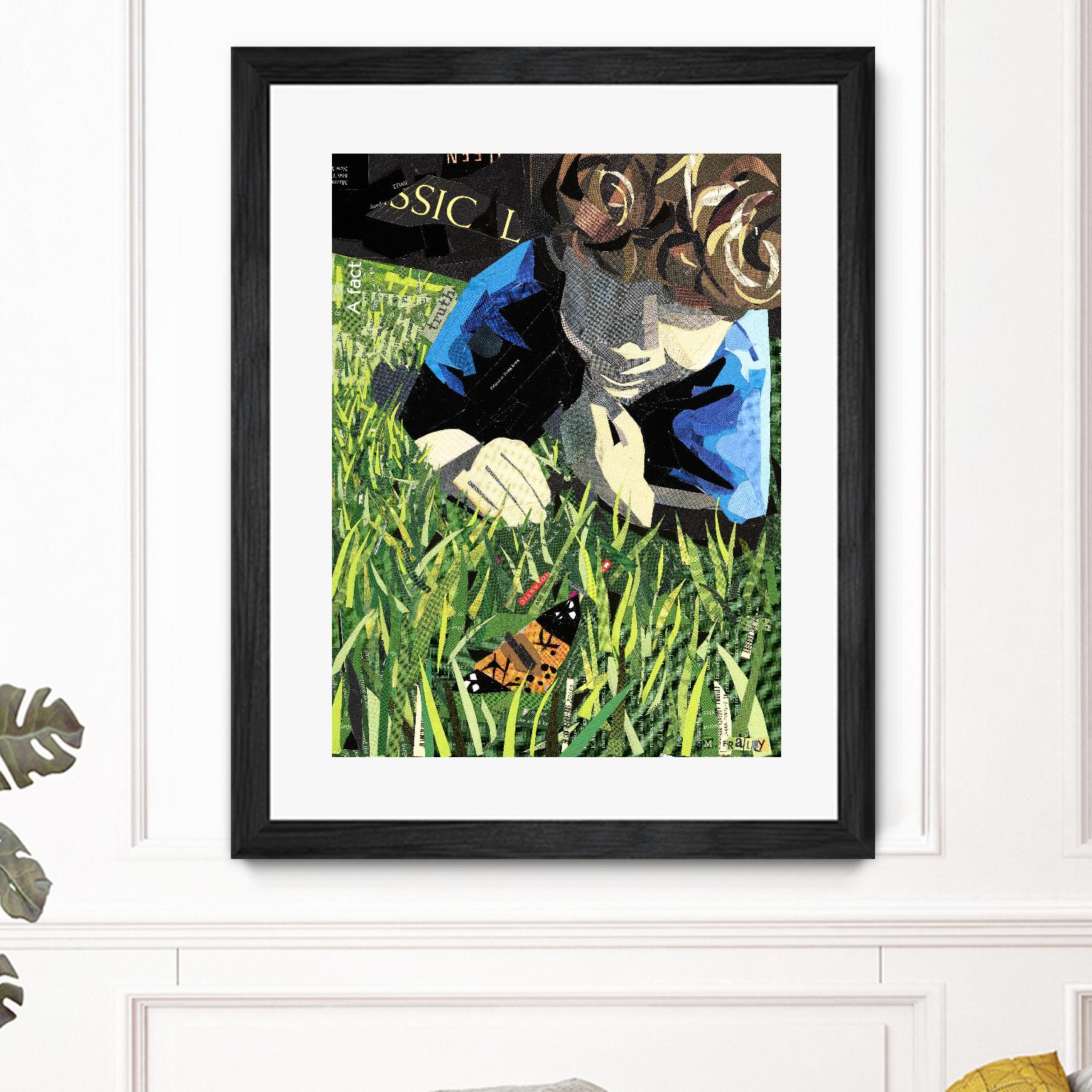 Calm #8, Front Yard Discovery by Mark Fraley on GIANT ART - green contemporary