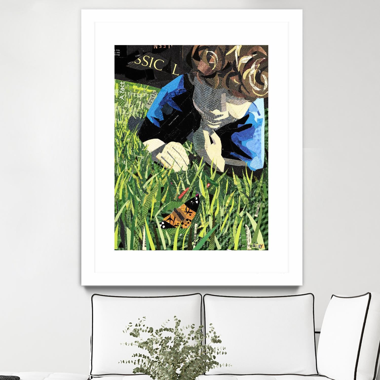 Calm #8, Front Yard Discovery by Mark Fraley on GIANT ART - green contemporary