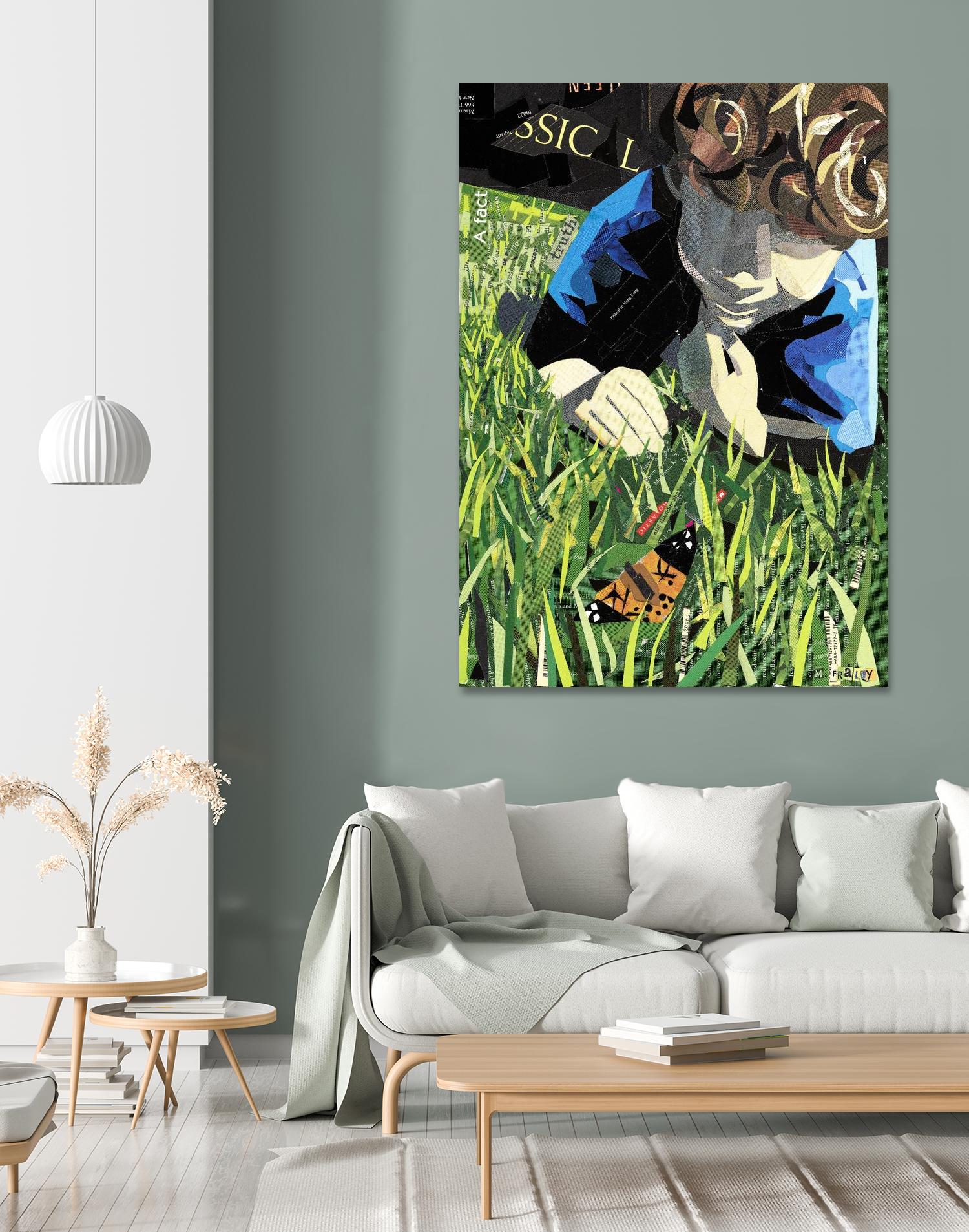 Calm #8, Front Yard Discovery by Mark Fraley on GIANT ART - green contemporary