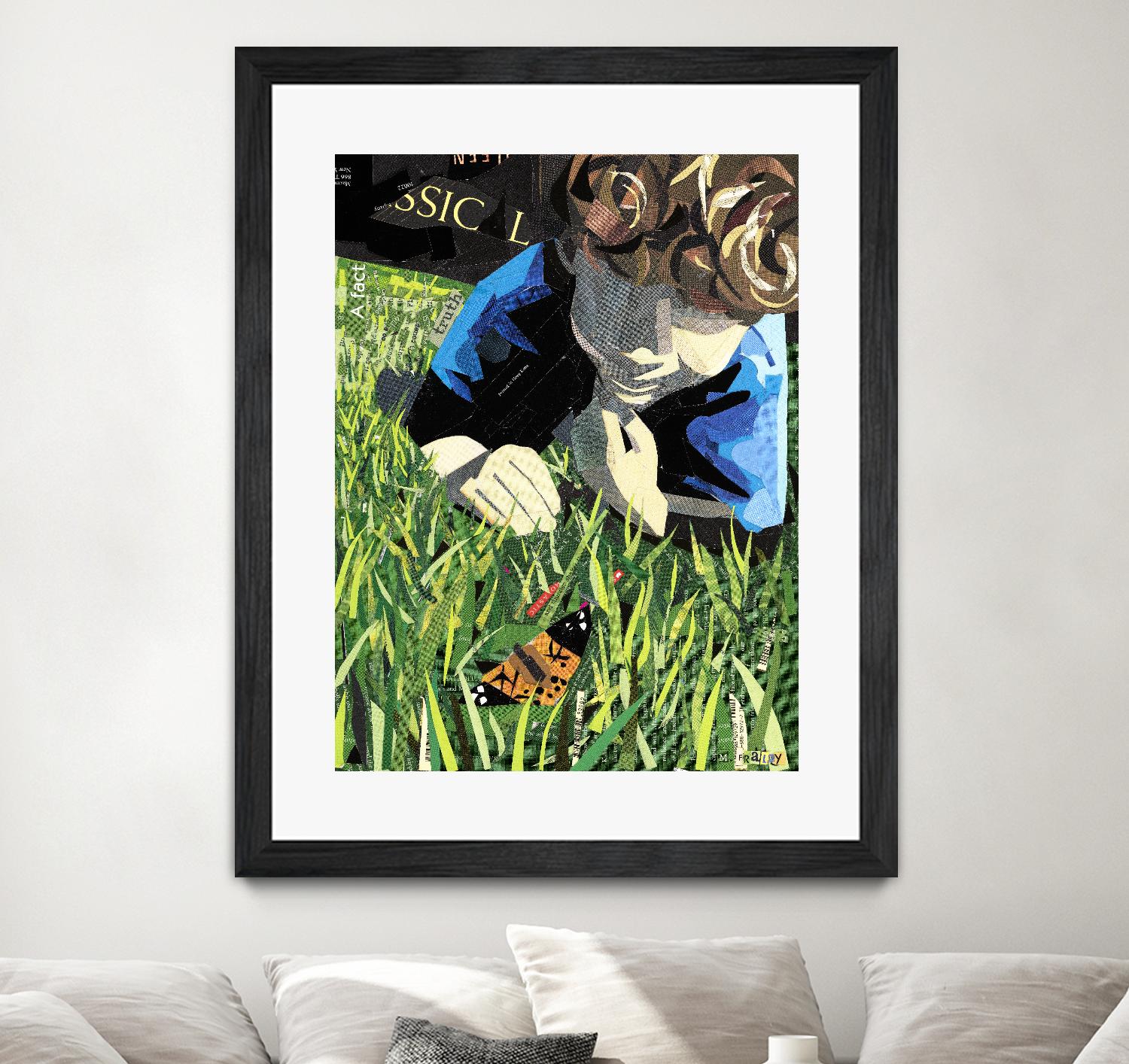 Calm #8, Front Yard Discovery by Mark Fraley on GIANT ART - green contemporary