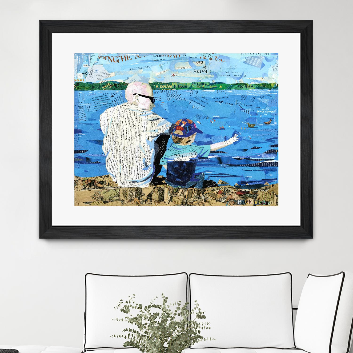 Calm #1 Matthews Beach by Mark Fraley on GIANT ART - grey contemporary