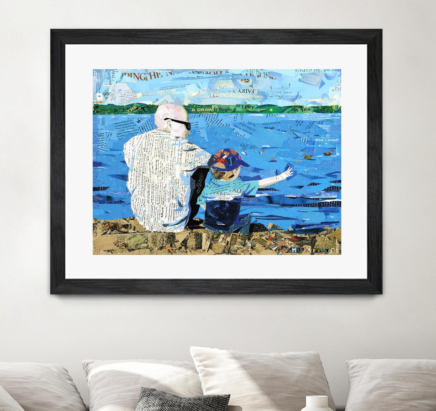 Calm #1 Matthews Beach by Mark Fraley on GIANT ART - grey contemporary