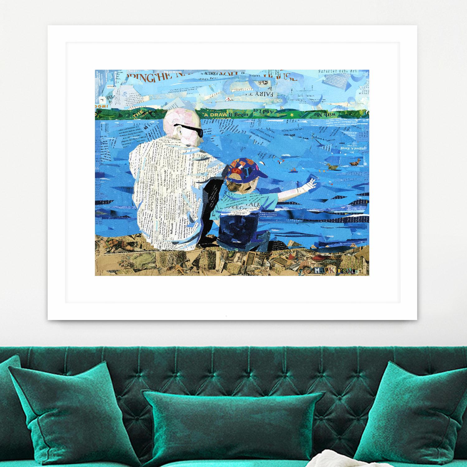 Calm #1 Matthews Beach by Mark Fraley on GIANT ART - grey contemporary