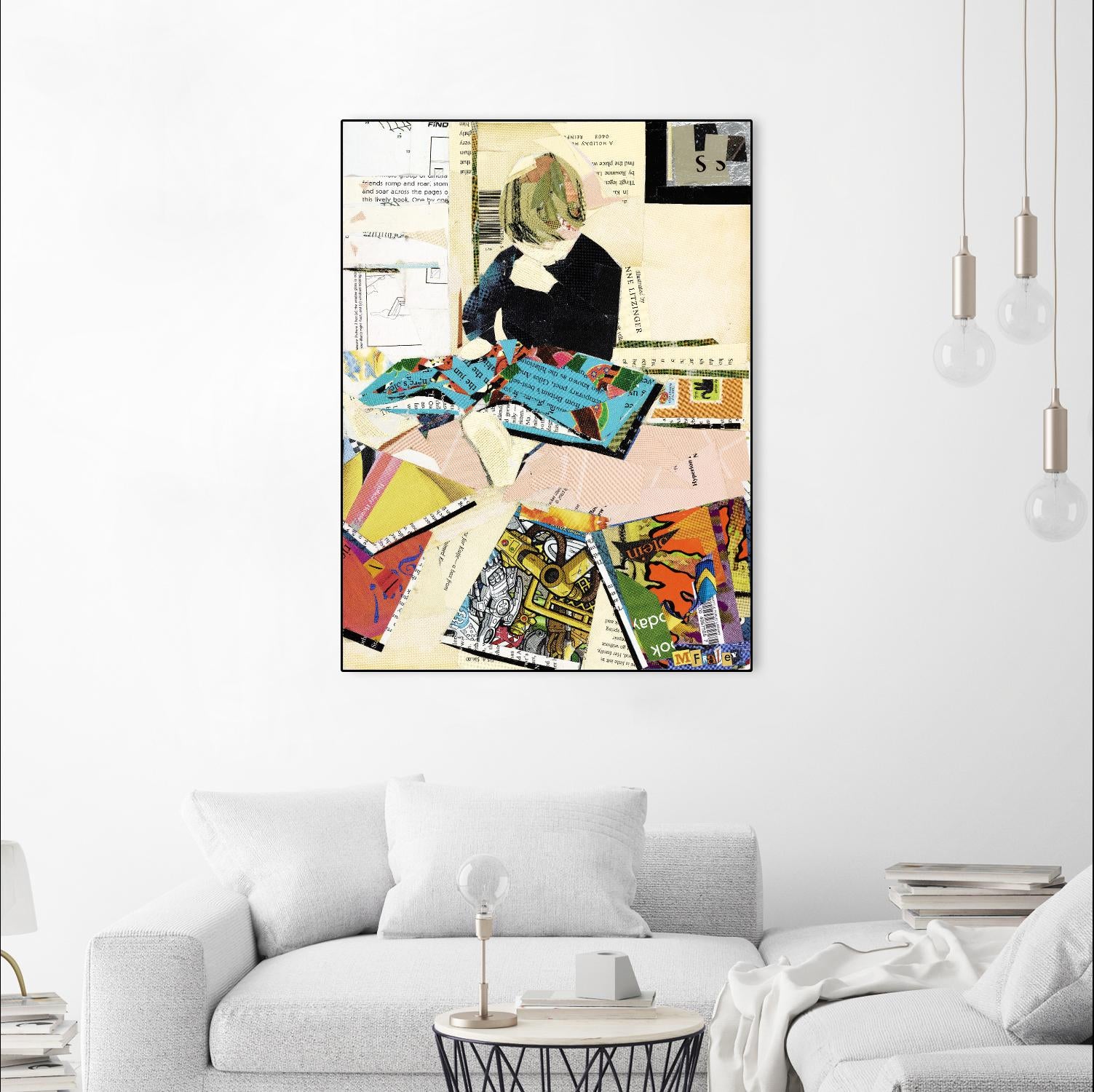 Calm #2 A Good Read by Mark Fraley on GIANT ART - black contemporary