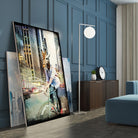 Giraffe on a Bike by GI ArtLab on GIANT ART - black contemporary