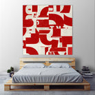 Methodical by JB Hall on GIANT ART - red abstract