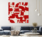 Methodical by JB Hall on GIANT ART - red abstract
