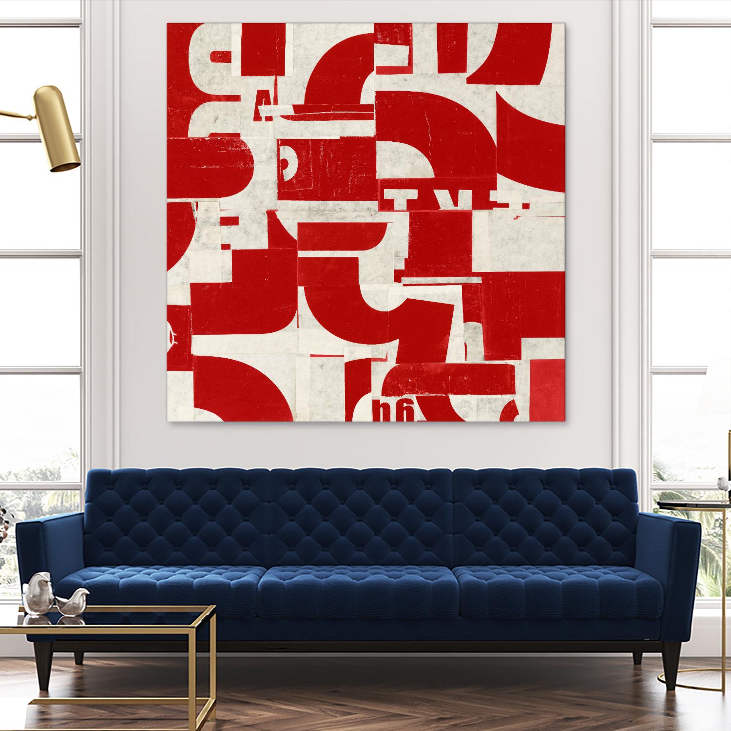 Methodical by JB Hall on GIANT ART - red abstract
