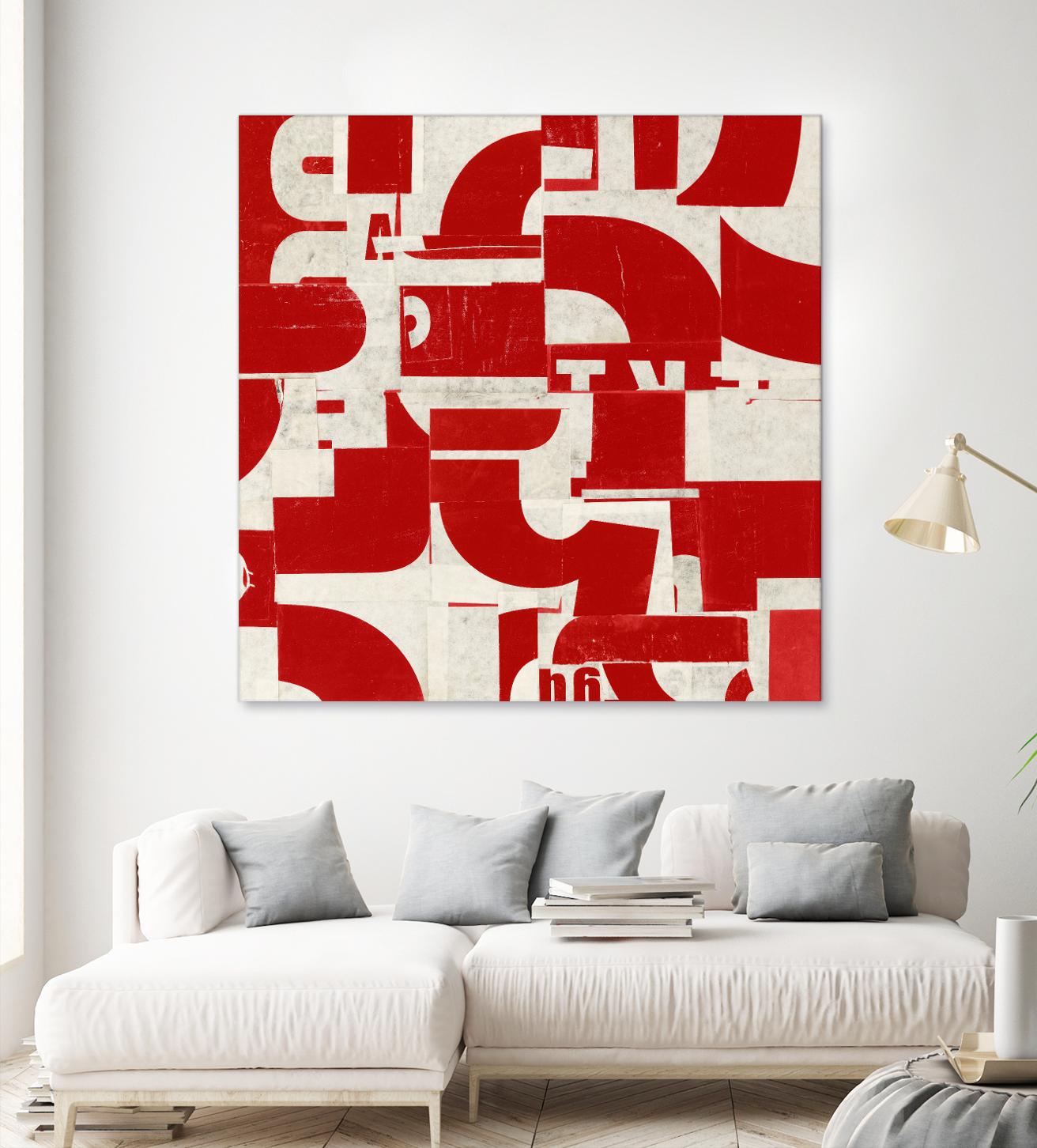 Methodical by JB Hall on GIANT ART - red abstract