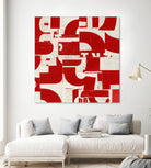 Methodical by JB Hall on GIANT ART - red abstract