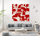 Methodical by JB Hall on GIANT ART - red abstract
