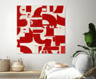 Methodical by JB Hall on GIANT ART - red abstract
