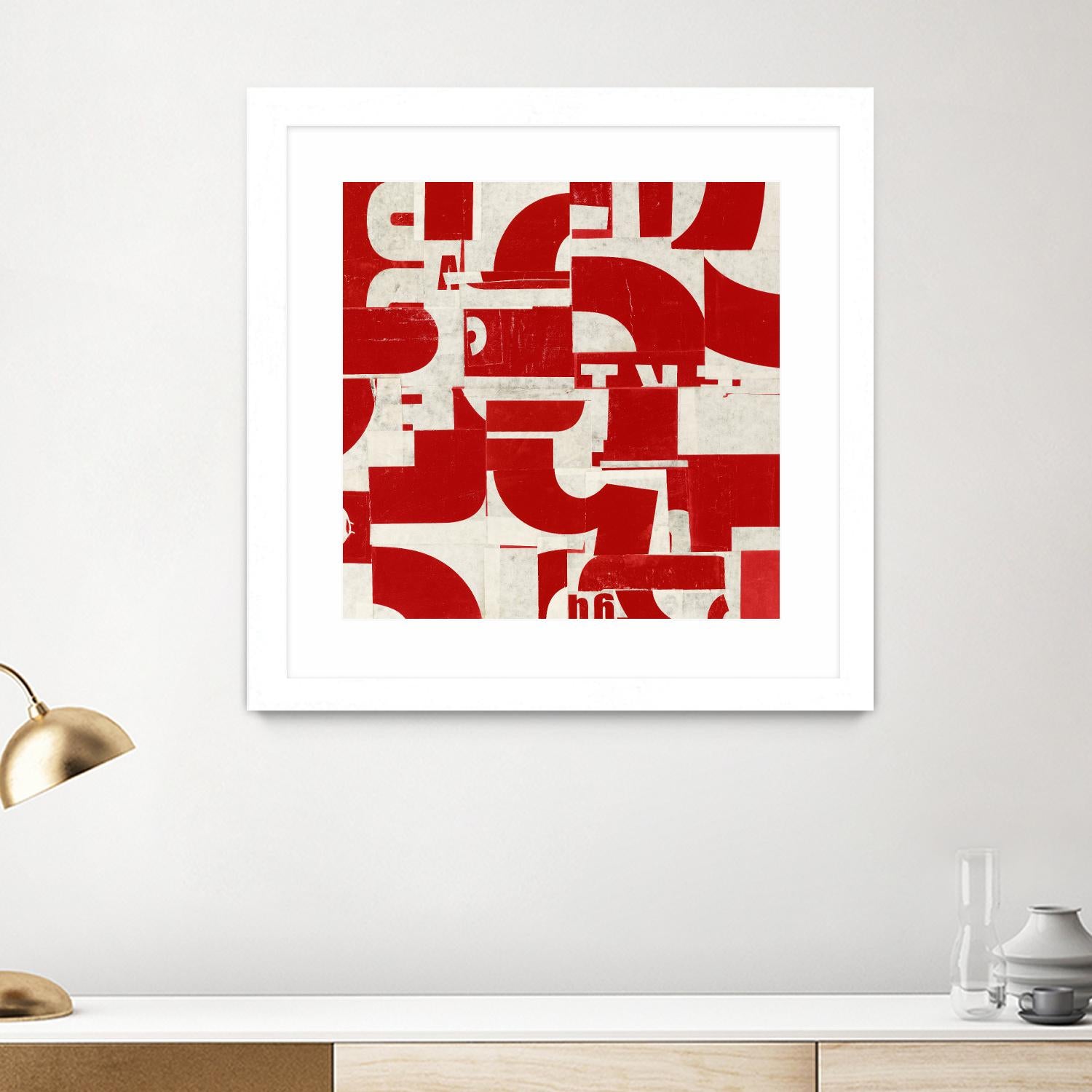 Methodical by JB Hall on GIANT ART - red abstract