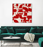 Methodical by JB Hall on GIANT ART - red abstract