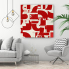 Methodical by JB Hall on GIANT ART - red abstract