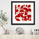 Methodical by JB Hall on GIANT ART - red abstract