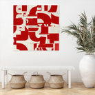 Methodical by JB Hall on GIANT ART - red abstract