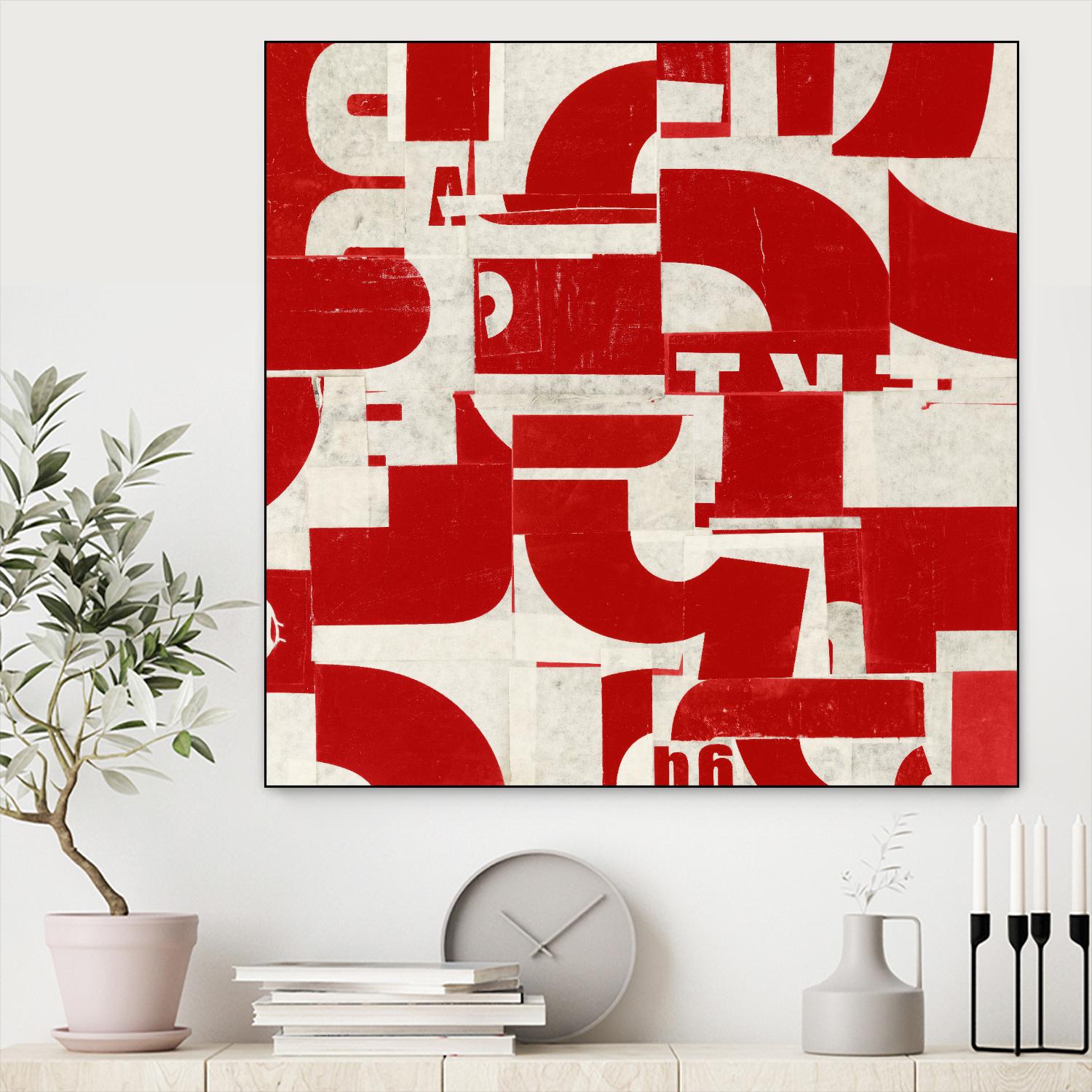 Methodical by JB Hall on GIANT ART - red abstract
