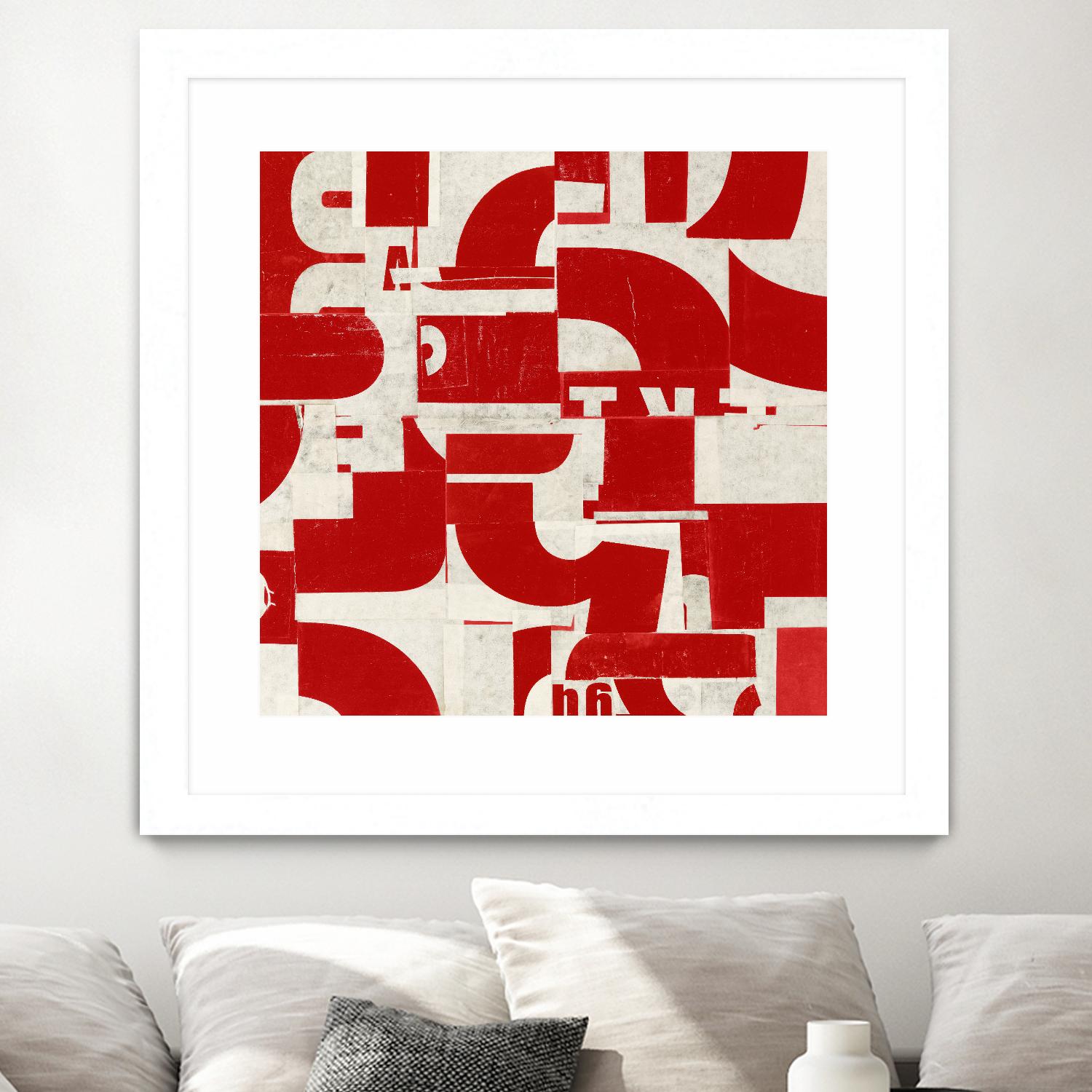 Methodical by JB Hall on GIANT ART - red abstract