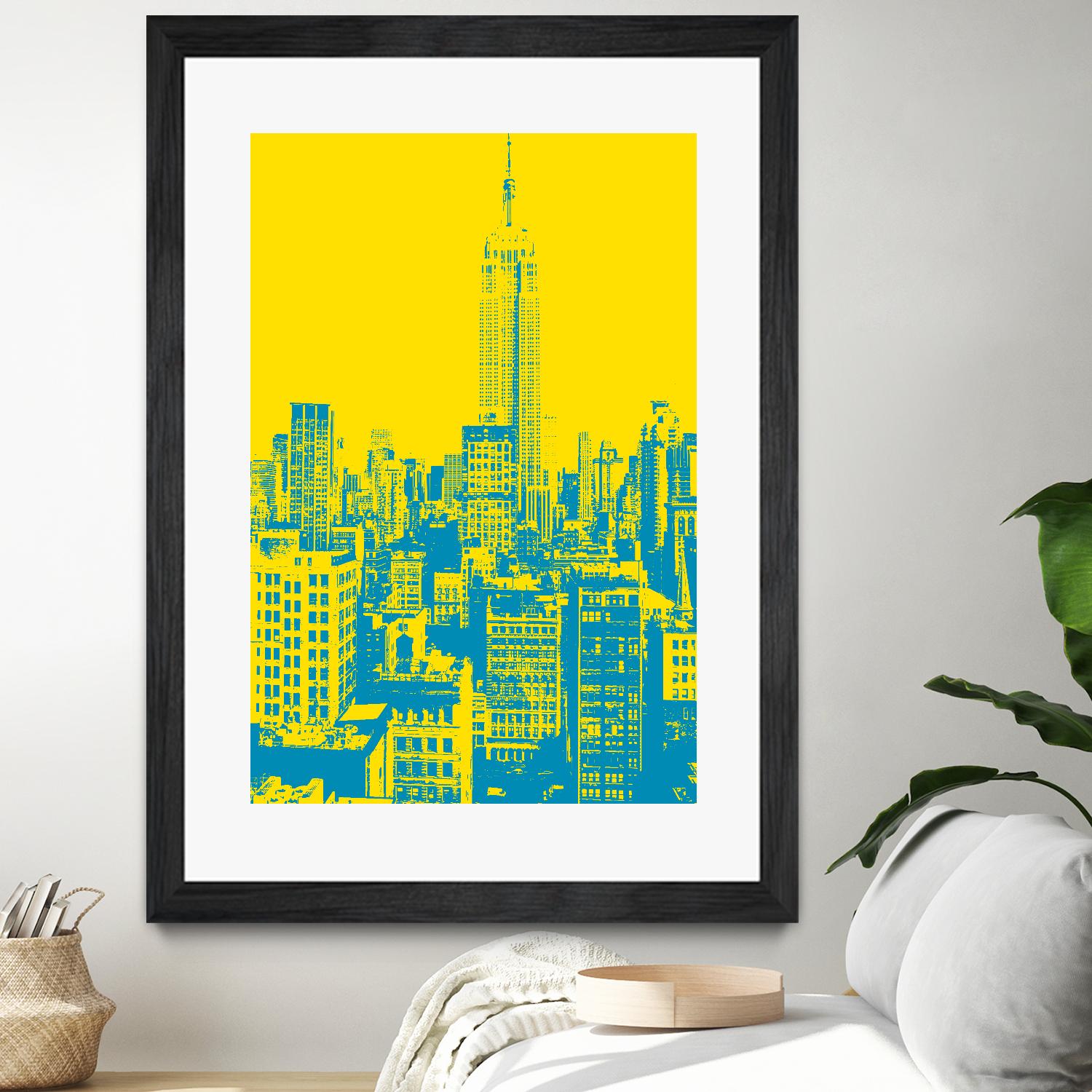 Empire State by GI ArtLab on GIANT ART - yellow city scene