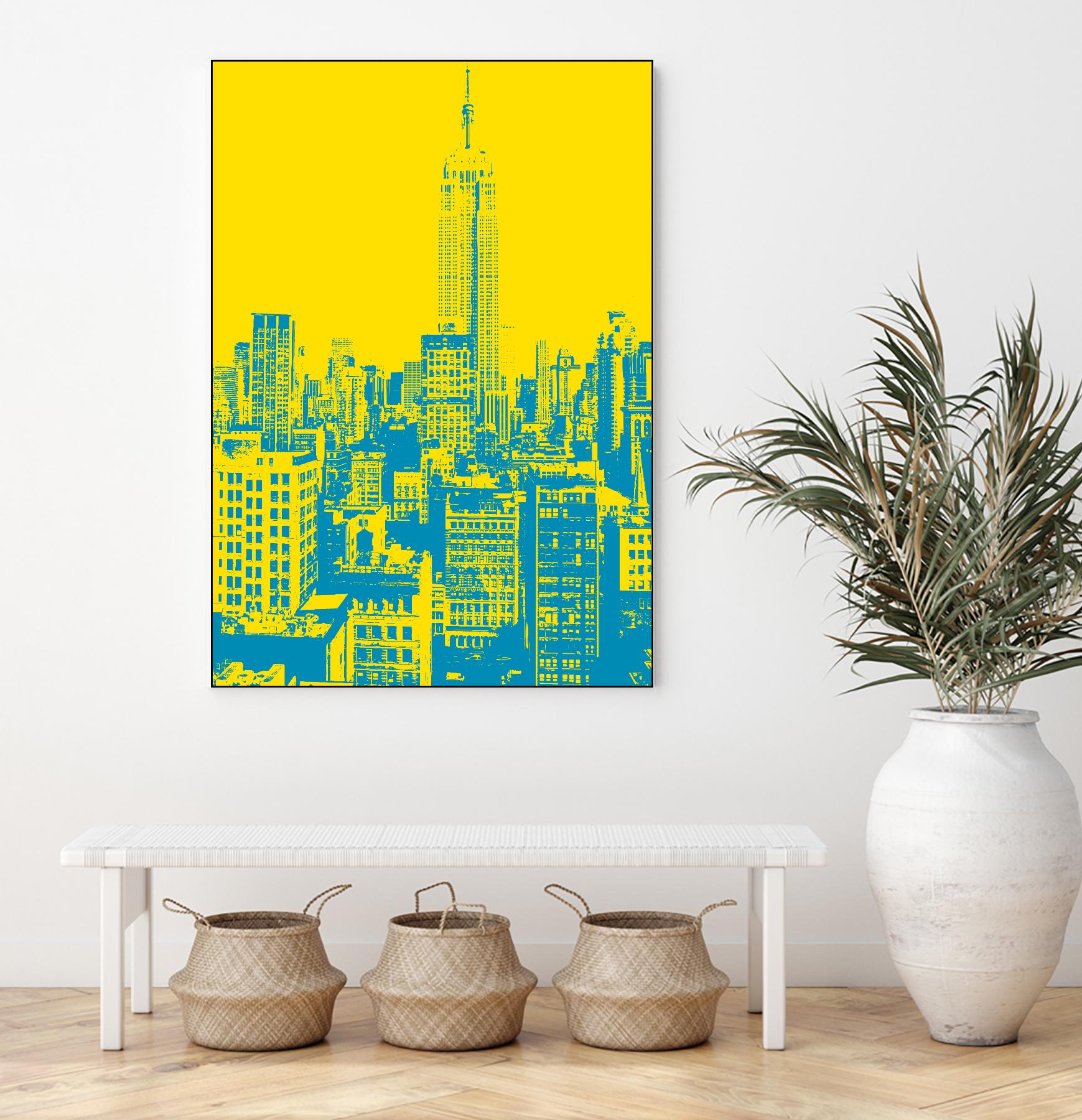 Empire State by GI ArtLab on GIANT ART - yellow city scene