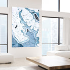 Blue Lace Agate by GI ArtLab on GIANT ART - white abstract