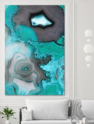 Turquoise by GI ArtLab on GIANT ART - white abstract