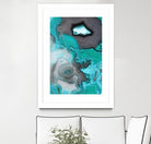 Turquoise by GI ArtLab on GIANT ART - white abstract